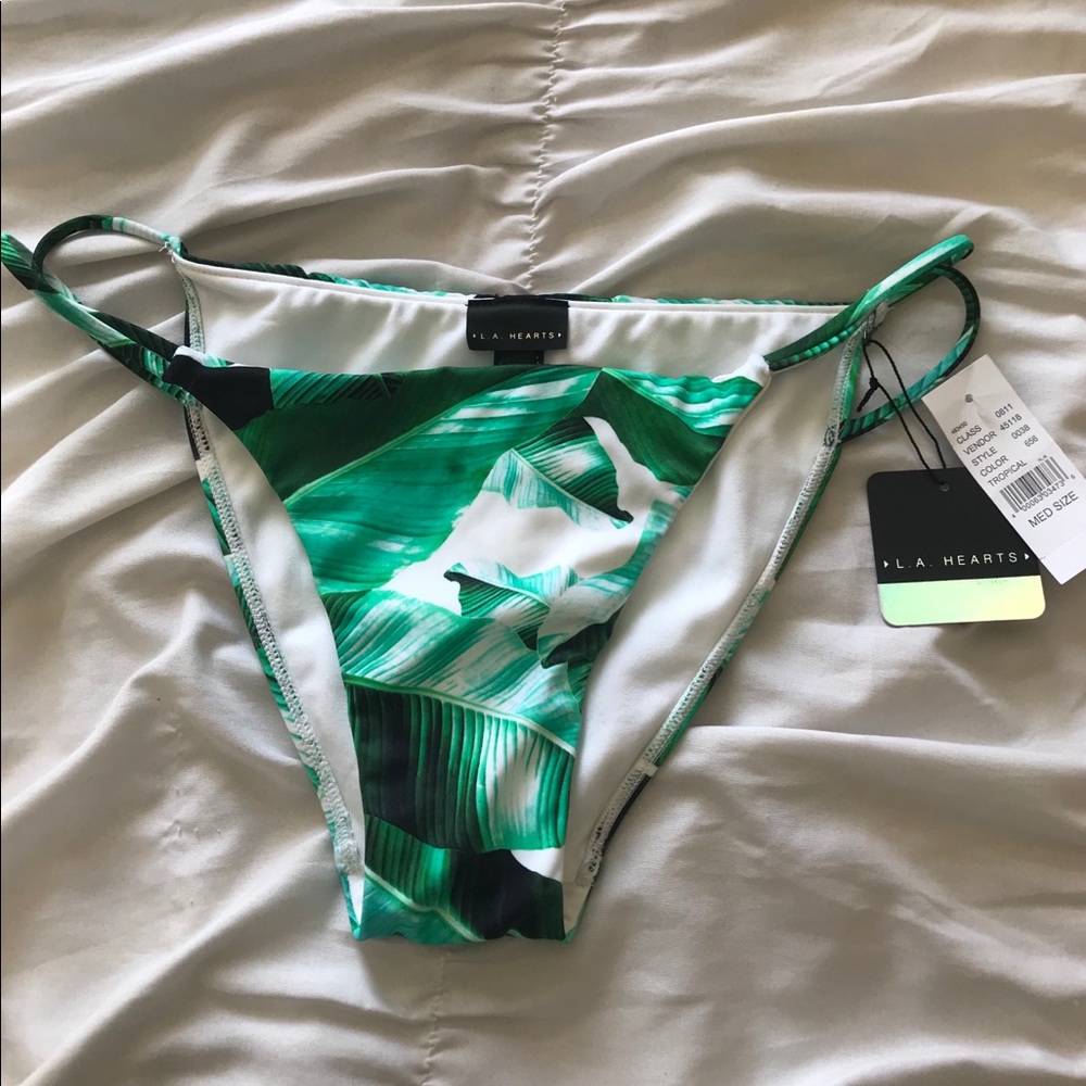LA Hearts tropical bikini bottom PacSun NWT